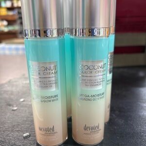 Coconut Color Cream Mega-Moisture Bronzing Glow Mask - Aqua/Beige only 1 bottle